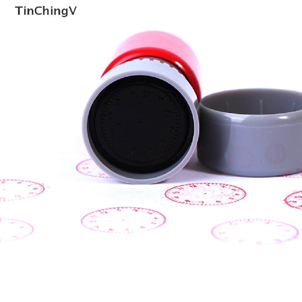 1 Con Dấu Hình Đồng Hồ Dạy Học Kích Thước 20mm Dành Cho Bé