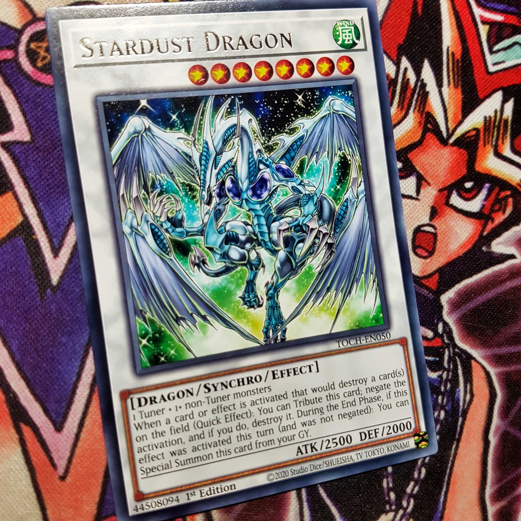 Thẻ bài Yugioh chính hãng | Stardust Dragon | TOCH Rare