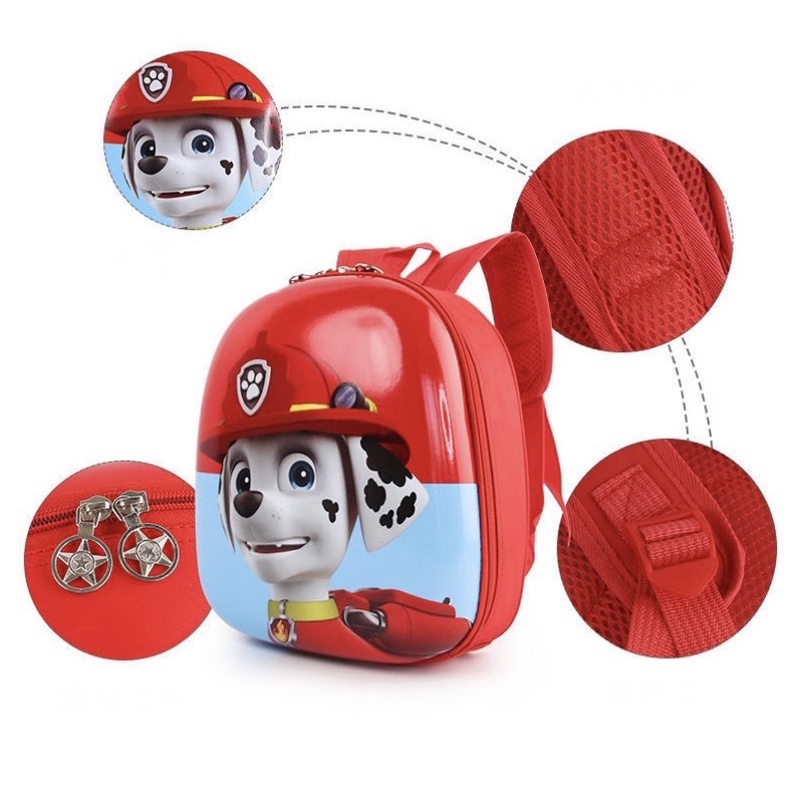 Balo cho bé mầm non mẫu giáo cho bé trai bé gái đội chó cứu hộ Pawpatrol chống nước cho bé đi học đi chơi Nấmkids