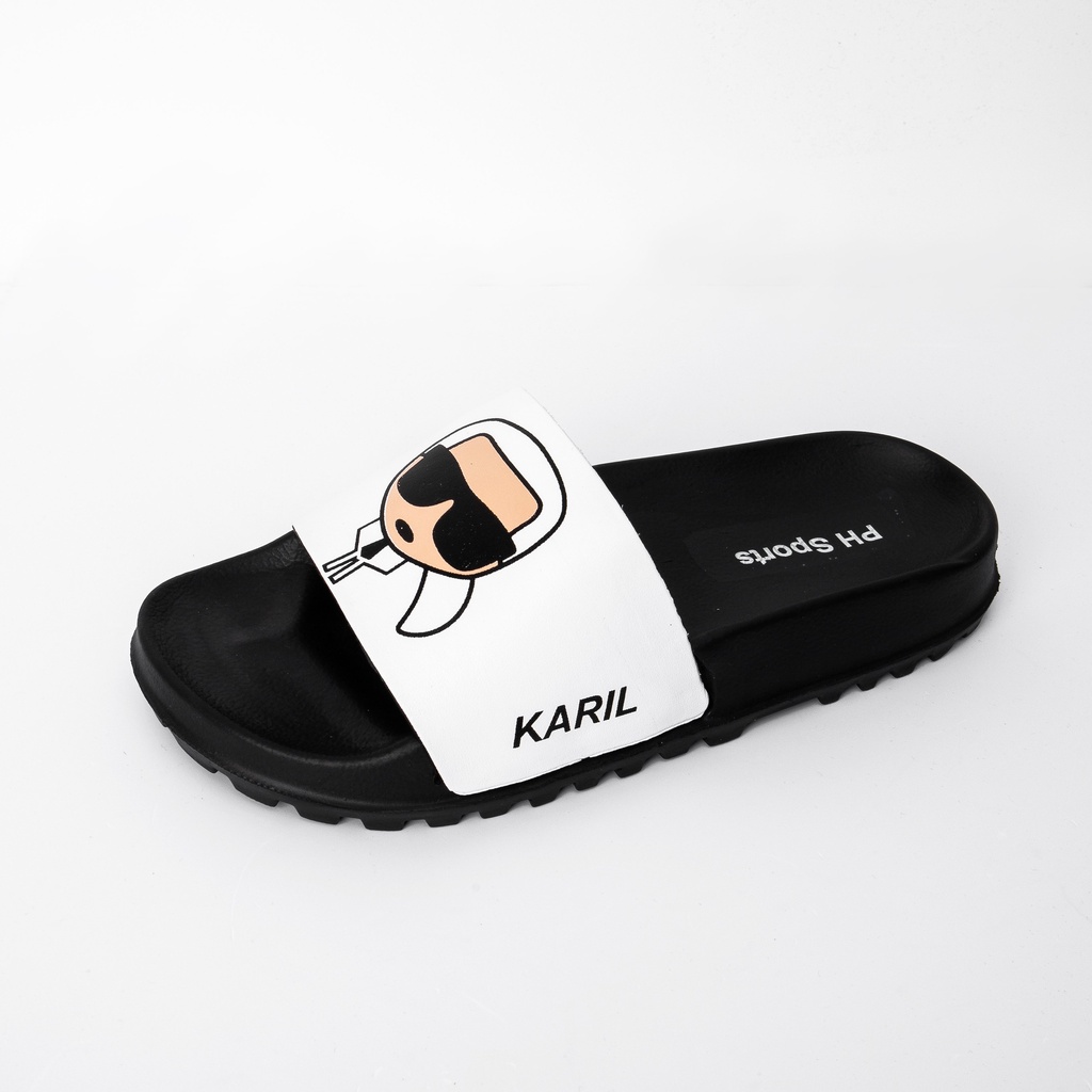 Dép quai ngang nam, nữ siêu nhẹ KARL LAGERFEDL D42