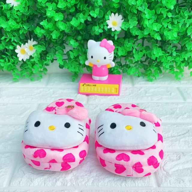 Dép bông trẻ em hello Kitty