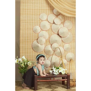 Nón Lá Trang Trí Đủ Size siêu rẻ- trang trí làm decor,trang trí tết( size từ 7cm- 35cm)