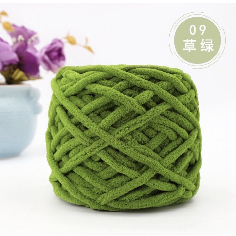 Len nhung đũa, len bông sữa cuộn 100gram full bảng màu