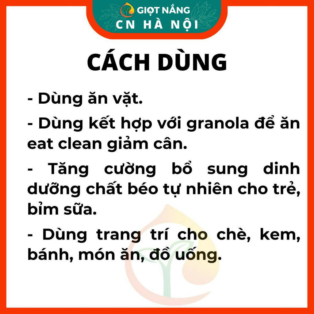 Dừa khô sấy giòn cao cấp LOẠI 1 ít đường bổ sung dinh dưỡng đồ ăn healthy hộp 300g từ Nông Sản Giọt Nắng CN Hà Nội