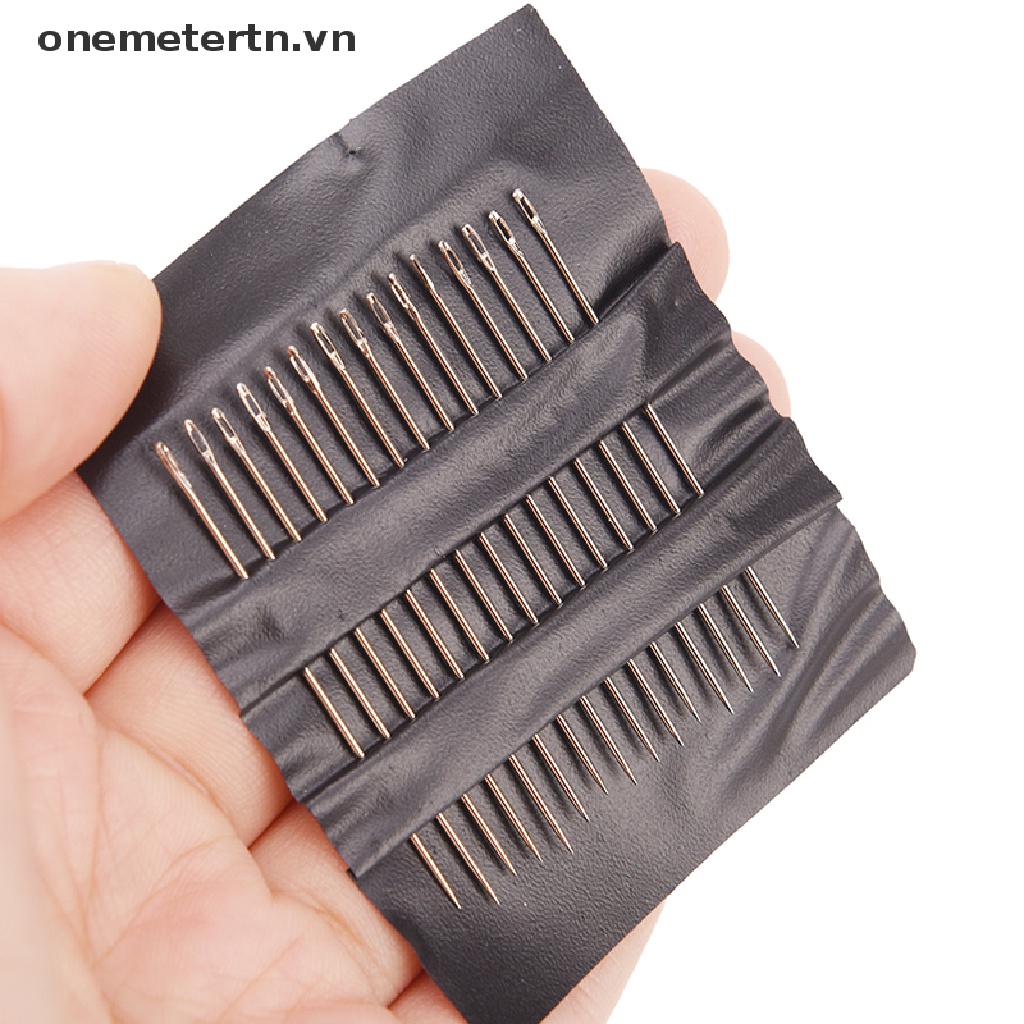 Set 55 kim khâu bằng thép không gỉ tự may vá đa dụng