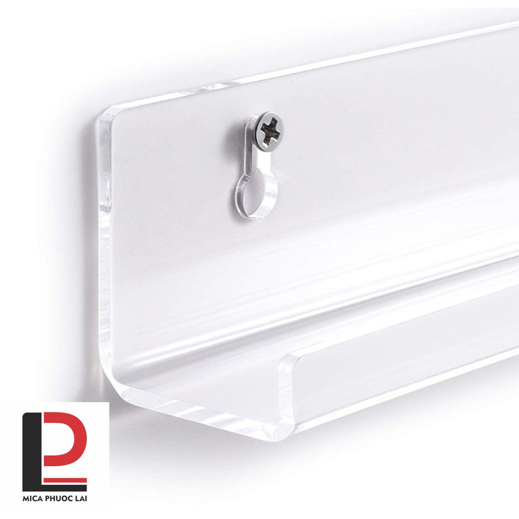 Kệ treo tường acrylic, mica cao cấp 30x10x5cm (giá tại xưởng)