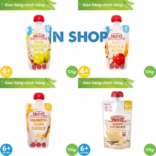 Váng Sữa Heinz Custard Úc 120g Date mới - nhiều mã