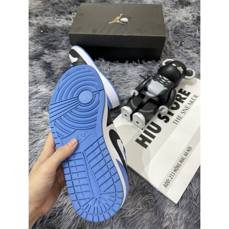 (free ship) Giầy thể thao sneaker cổ ngắn black laser blue low xanh đen ôm chân (ảnh thật + full box)
