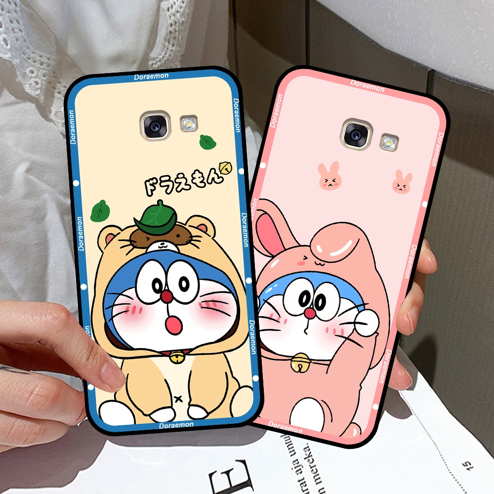 Ốp lưng Samsung A3 2017 / A5 2017 / A7 2017 in hình cặp đôi doremon, hổ, khủng long dễ thương