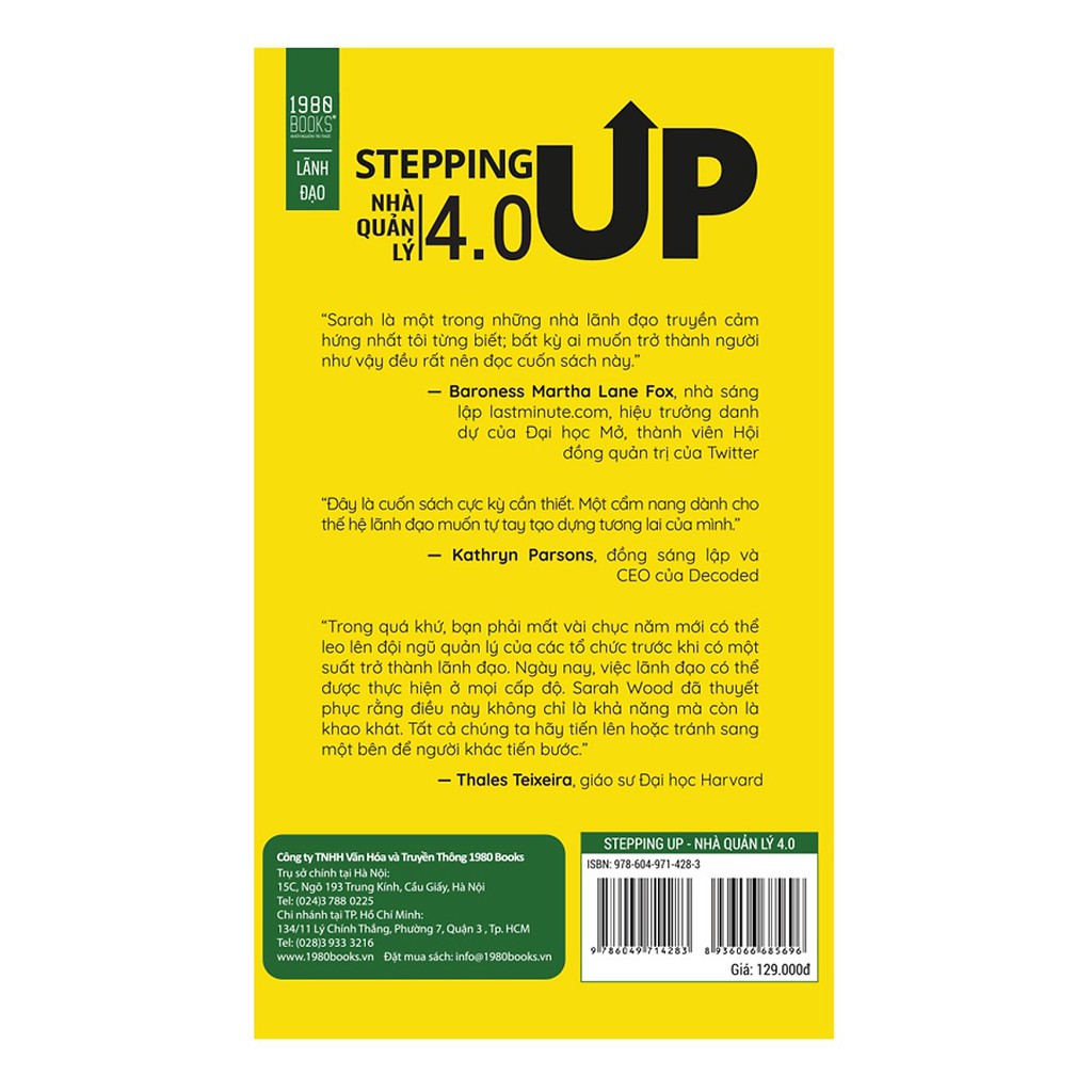 Sách - Stepping Up - Nhà Quản Lý 4.0 | BigBuy360 - bigbuy360.vn