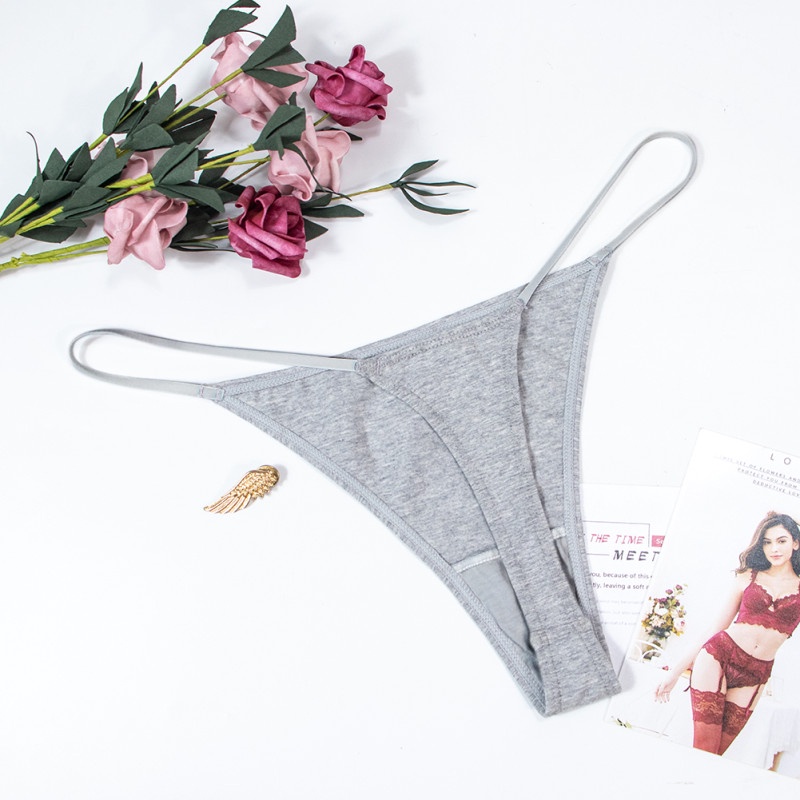 Quần lót VARSBABY N148 cotton lọt khe chữ V thoáng khí gợi cảm thời trang dành cho nữ