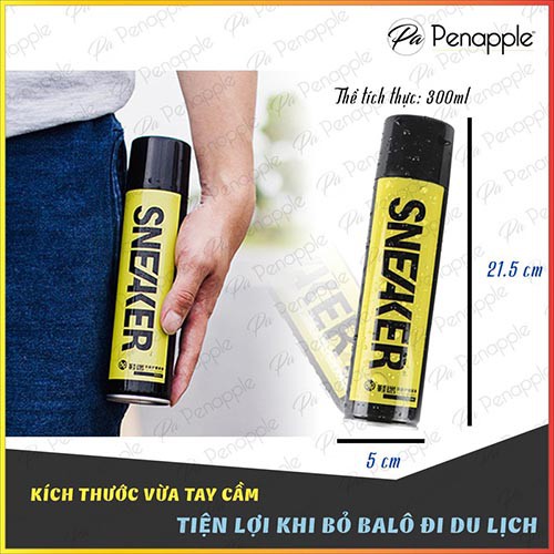 < Bán giá sỉ >Bình xịt nano  chống thấm nước cho giày sneaker 300ml tiện lợi