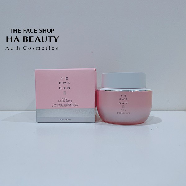 Kem dưỡng ẩm phục hồi sinh khí da chống lão hóa săn chắc da The Face Shop Yehwadam Plum Flower Revitalizing Cream 50ml
