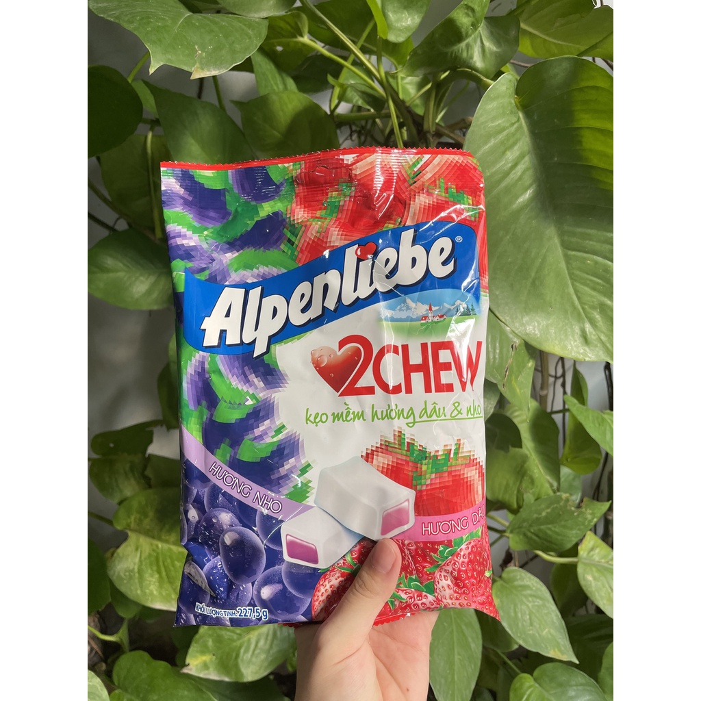 Kẹo Mềm Hương Dâu Và Nho Alpenliebe 2Chew