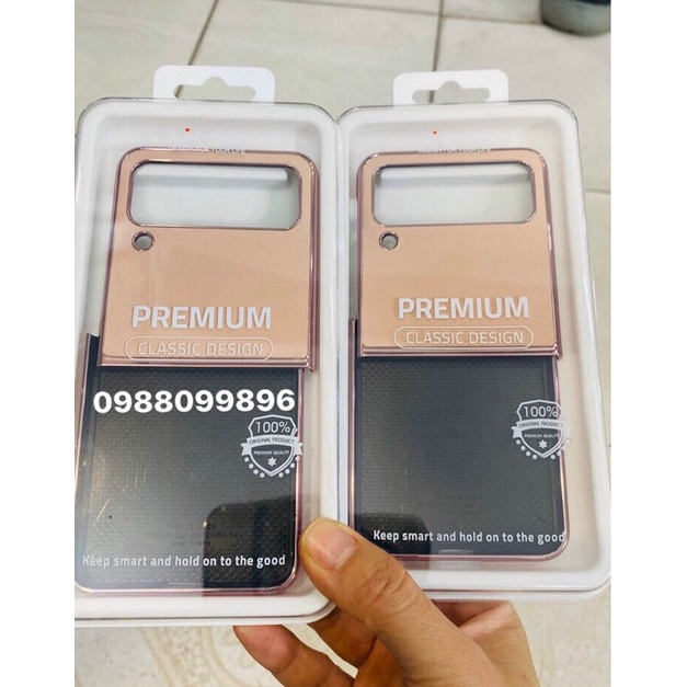 Ốp Likgus da trơn viền bóng  Z Fold 3/ Z flip 3/ Z fold 4/ Z flip 4