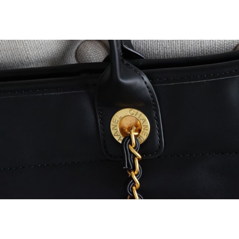 Túi xách nữ đeo chéo big size to shopping chữ logo pha màu đen kèm ví nhỏ như hình