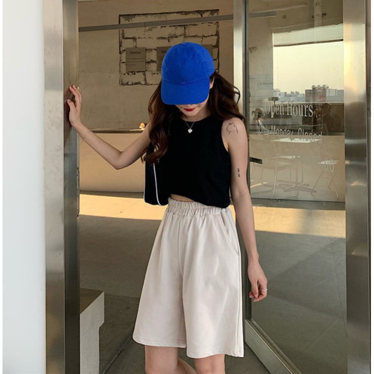 [Mã FAMAYWA giảm 10K đơn 50K] Quần shorts lửng thun nữ mẫu basic dễ mặc | BigBuy360 - bigbuy360.vn