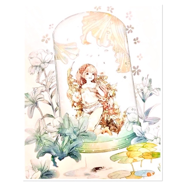 Băng dán washi tape hình cô gái trang trí sổ, nhật kí