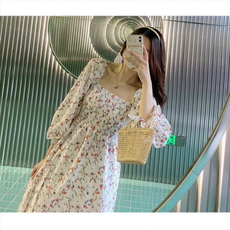 Váy Hoa Nhí Đẹp, chất Lụa Sieeuy mịn, Kiểu dáng dáng dài tay | BigBuy360 - bigbuy360.vn