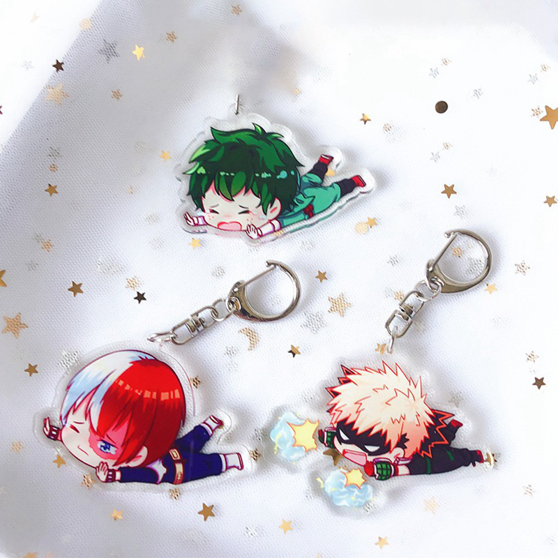 Tmdbyx Móc Khóa Acrylic Trong Suốt Hình Nhân Vật Phim Học Viện Siêu Anh Hùng