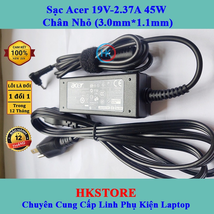 Sạc Laptop Asus 19V-3.42A/2.37A 45W Asus Zenbook X540 X541 UX410 S510 X510 A412 X541 X553 X441 A556 E502 X200