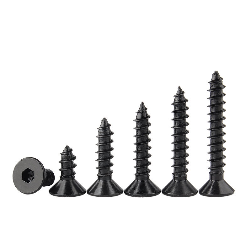 Bộ Vít Đầu Lục Giác Bằng Thép carbon Màu Đen Có Độ Bền Cao 8 m2m3