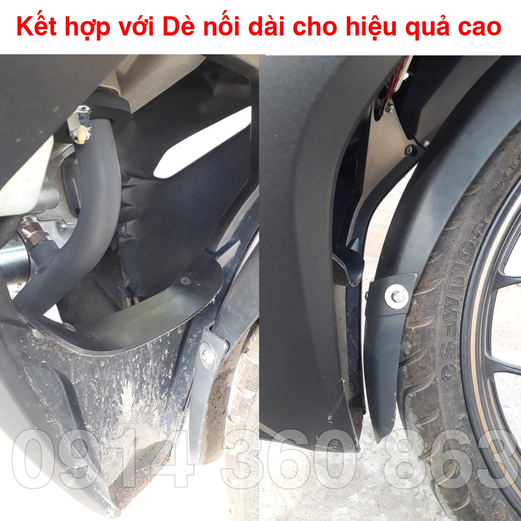 Cao su chắn bùn cổ pô Winner X 150 mẫu mới