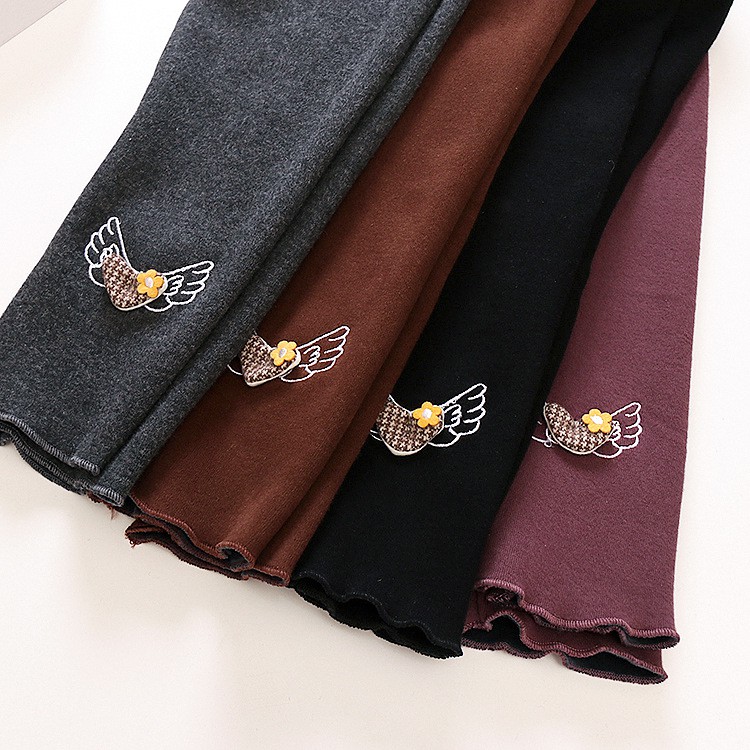 Quần legging lót lông cánh tiên bé gái size 8-15kg QD