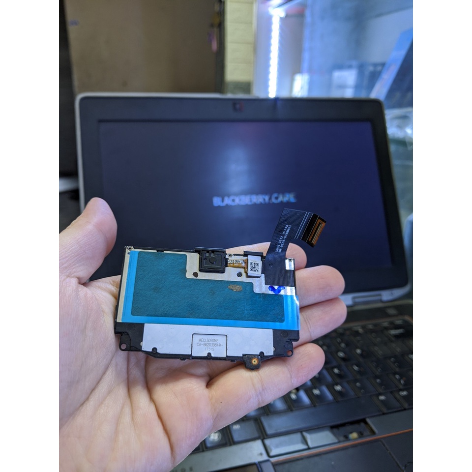 Bàn phím thay thế Blackberry Q20 xanh cobal
