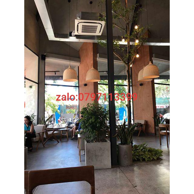 Đèn mây tre, đèn trang trí quán the coffee house
