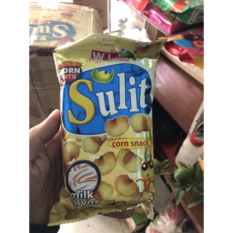 Bắp Rang Sulit Vị Sữa - Sulit Cora snack Milk Flavor 100g Date mới