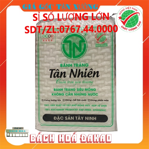 Bánh Tráng Cuốn Siêu Mỏng Tân Nhiên 470G - Sạch - Không cần Nhúng Nước -  Đặc sản Tây Ninh