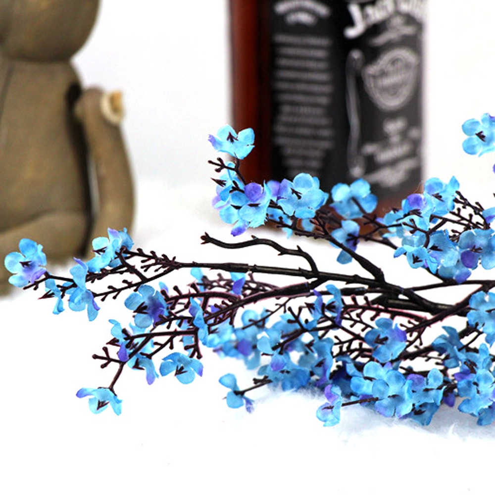 Cành hoa đào nhân tạo nhiều màu tuỳ chọn trang trí đám cưới