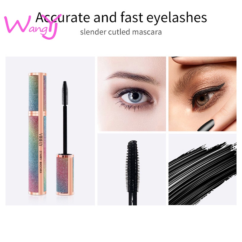 [Hàng mới về] Mascara Vibely 4D chống nhòe kháng nước lâu trôi thiết kế vỏ lung linh