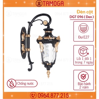Đèn treo ngoài trời, đèn treo tường cổ điển TAMOGA màu ĐEN DGT 096Đ