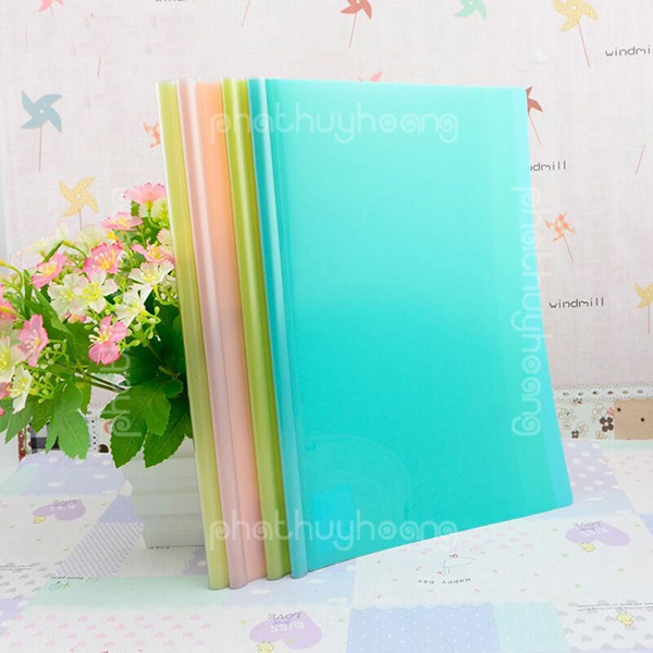 Bìa hồ sơ a4 có cây kẹp văn phòng❤️Bìa lá có cây giữ tài liệu chống thấm, Nguyễn Thùy Store