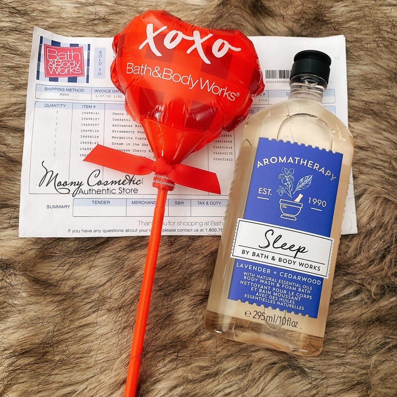 Gel tắm thư giãn giảm stress bbw Bath & body works Aroma Therapy nhiều mùi 295ml Love/Sleep/stress relief/Enegry/Balance | BigBuy360 - bigbuy360.vn