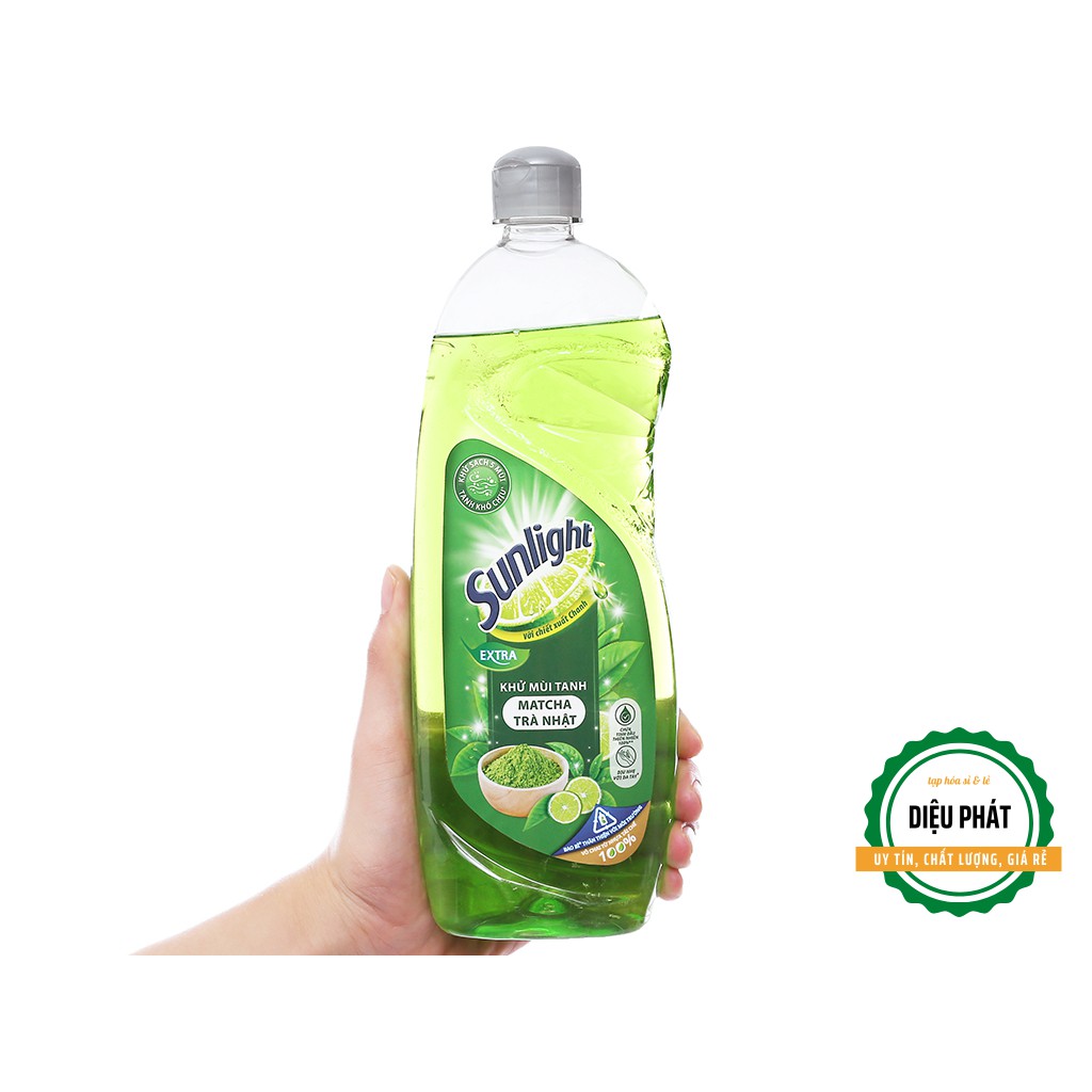 ⚡️ Nước Rửa Chén Sunlight Extra Trà Xanh Matcha Nhật Bản Chai 725ml