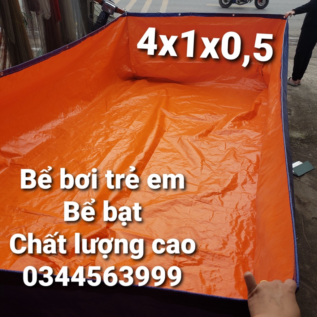 Bể bơi cho trẻ em, bạt dày cao cấp,  kích thươc 2x1x0,5 - 2x1x1 - 2x2x1 - 2x2x0,5 - 3x2x1 - 3x2x0,5  - 4x2x1 - 4x2x0,5