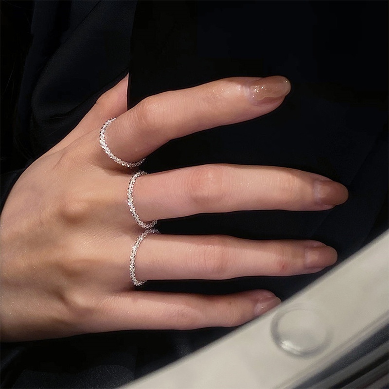 Nhẫn Đính Đá Lấp Lánh Thời Trang Cho Nữ