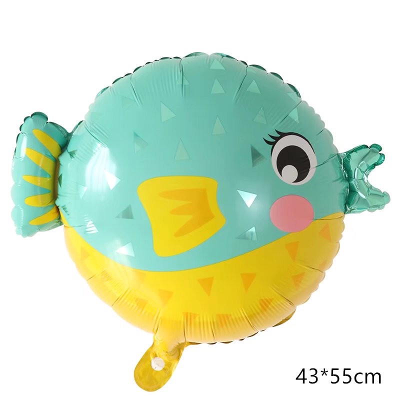1 Bong Bóng Hình Động Vật Biển / Sao Biển / Bạch Tuộc Trang Trí Tiệc Sinh Nhật Cho Bé