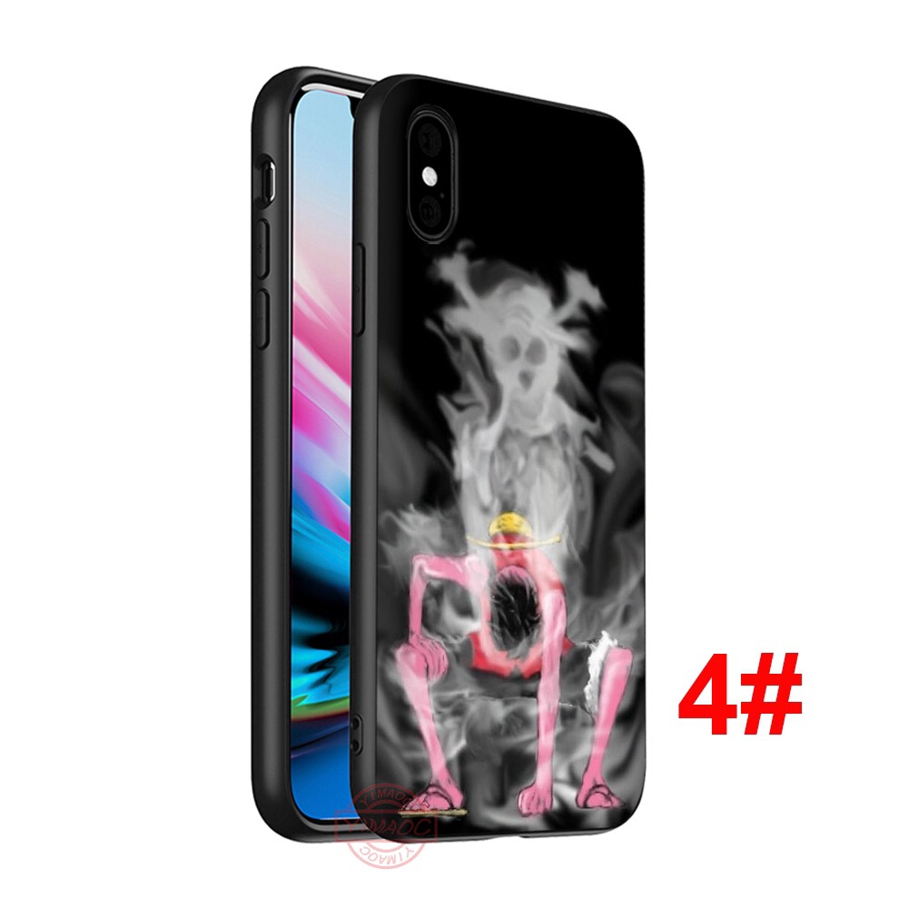 Ốp điện thoại in hình one piece luffy gear 2nd iPhone XS Max XR X 8 Plus 7 Plus 6s Plus 6 11 Pro Max