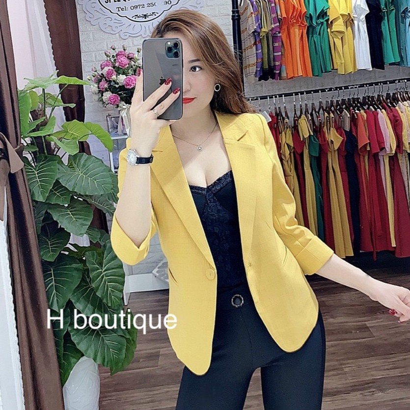 Áo Vest công sở tay lỡ 1 cúc cao cấp. | BigBuy360 - bigbuy360.vn