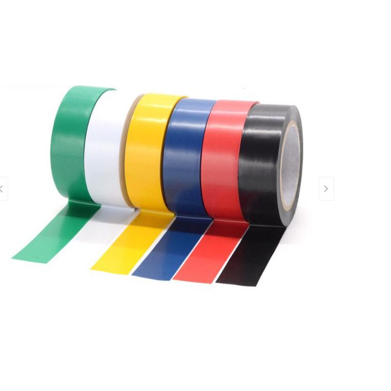 Combo 5 cuộn băng dính cách điện NANO nhiều màu, bản 2cm, 3cm, 5cm, 7cm, 10cm x 20YA