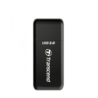 Đầu đọc thẻ nhớ 2.0 Transcend RDP5 hỗ trợ 2 khe microSD và SD (Đen) - Phụ Kiện 1986