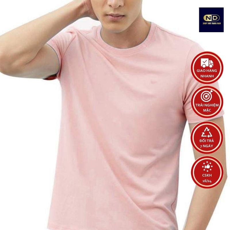 áo thun nam cổ tròn- ND shop Thời trang nam - áo thun tay ngắn, chất cotton bề mặt vải mềm - áo nam full size | BigBuy360 - bigbuy360.vn
