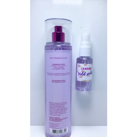 🍨🍡Xịt thơm Candied Violet Sorbet body mist Bath & Body Works 𝟮𝟯𝟲𝗺𝗹 & 33𝒎𝒍✨