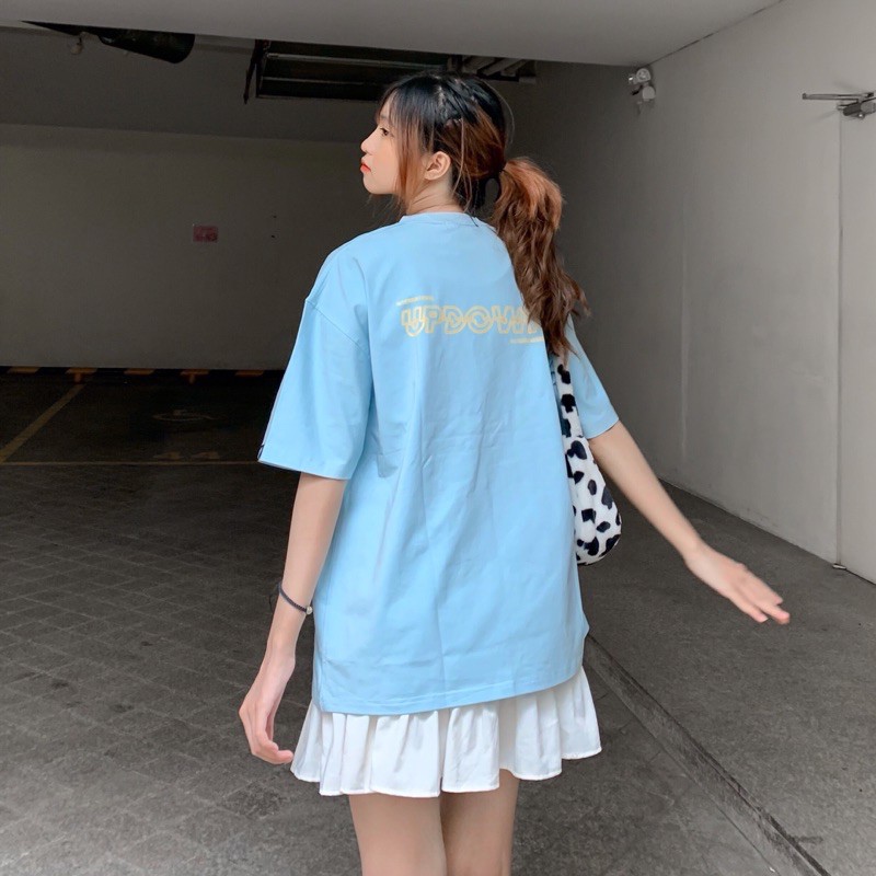 Áo thun cơ bản UPDOWN in kéo lụa sắc nét chất vải dày dặn ( 4 màu ) | BigBuy360 - bigbuy360.vn