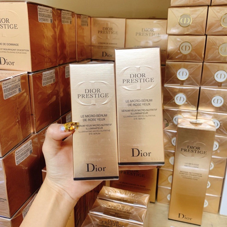 Thanh Lăn DIOR PRESTIGE LE MICRO SERUM DE ROSE YEUX EYE SERUM