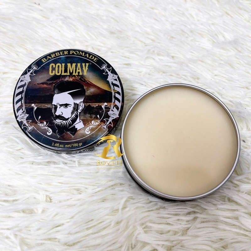 ✅[Chính Hãng] Sáp Vuốt Tóc Colmav Barber Pomade Blue + Tặng Gôm Butter chính hãng + Lược trifecta